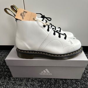 Dr.  Martens Church White Smooth Monkey Boot size UK 8/US.10 women’s US 9 Men’s